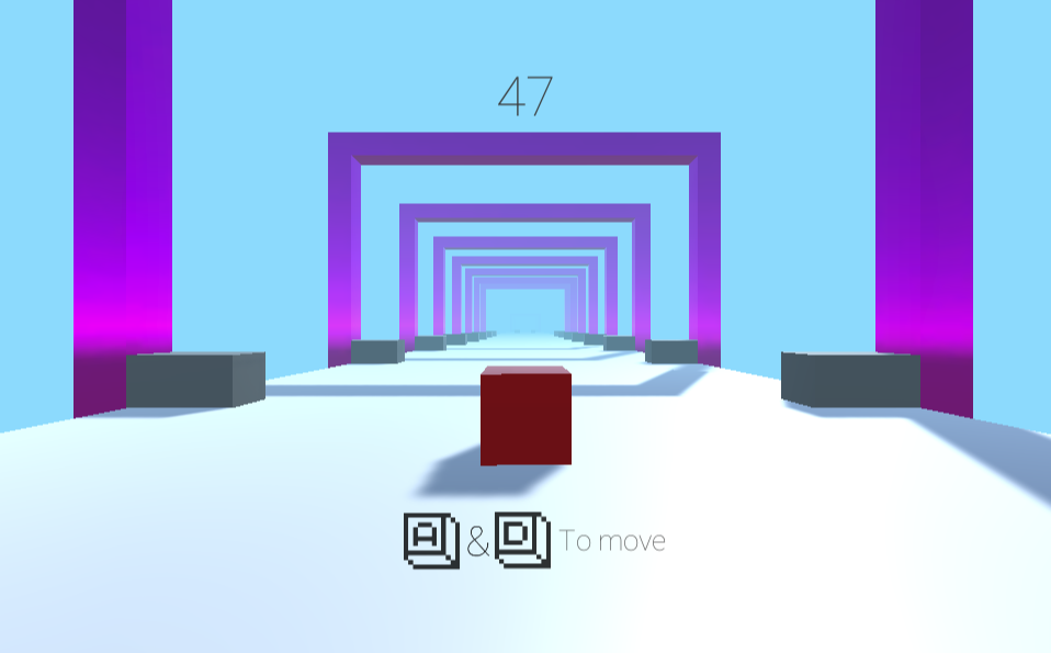 Simple Cube Game Screenshot