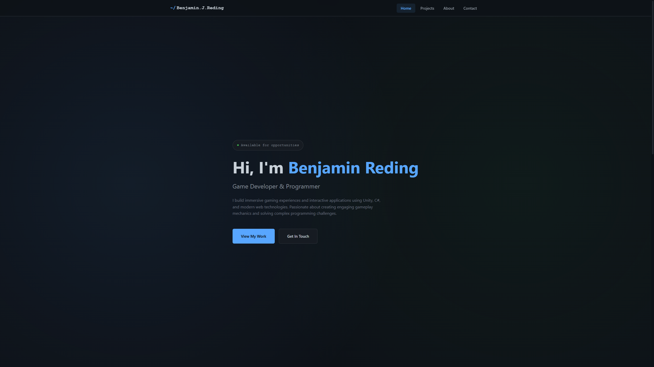 Web Server Screenshot